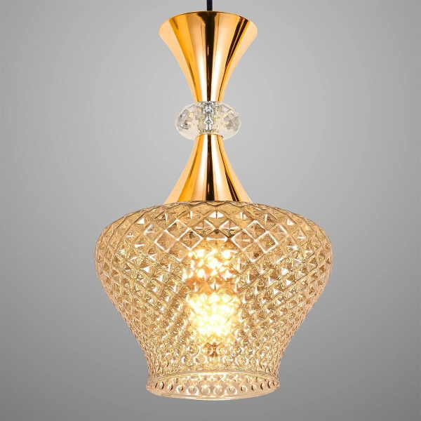 Подвесная люстра Reluce 09004-0.9-05 Amber