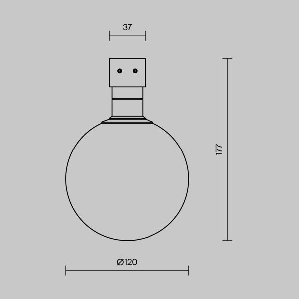 Уличный трековый светильник Maytoni Outdoor O-TR01-1-S-9WB3K