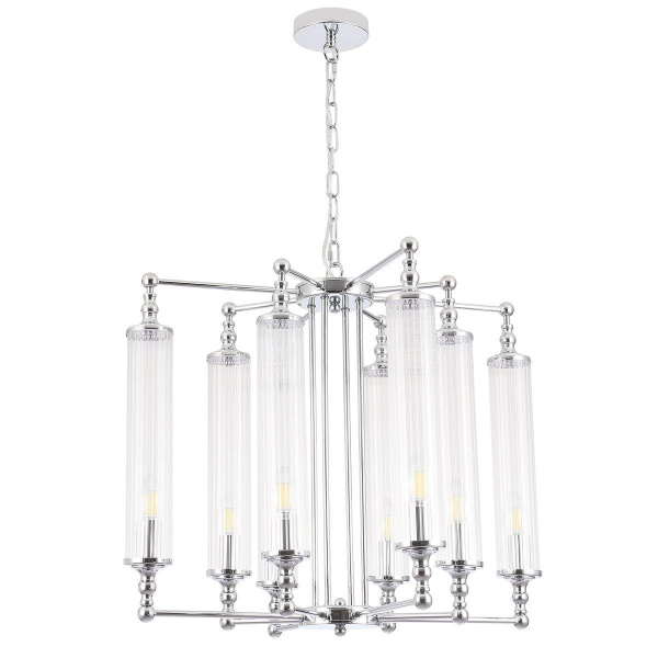 Подвесная люстра Crystal Lux Tomas SP8 D650 Chrome