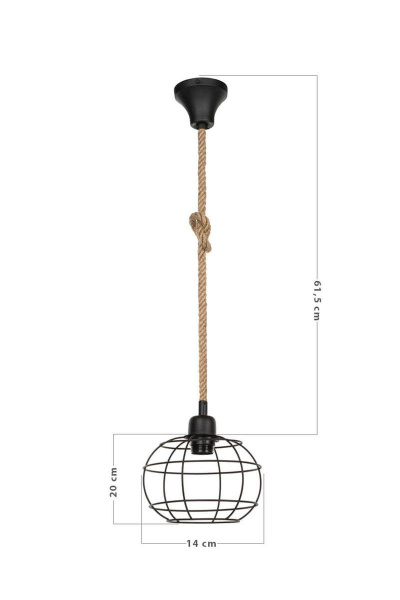 Подвесной светильник Toplight Adella TL1600H-01BK