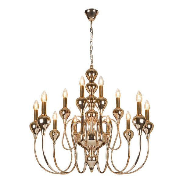 Подвесная люстра iLamp Lady 88003-8+4 GD