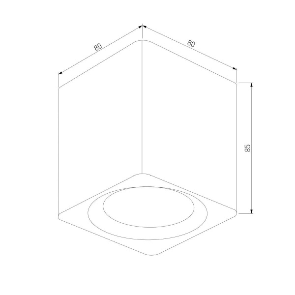 Потолочный светодиодный светильник Elektrostandard Matrix 25051/LED a065283