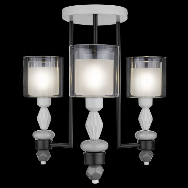 Потолочная люстра 33 ИДЕИ CHN902K.03.WH17.WBL-S25TR