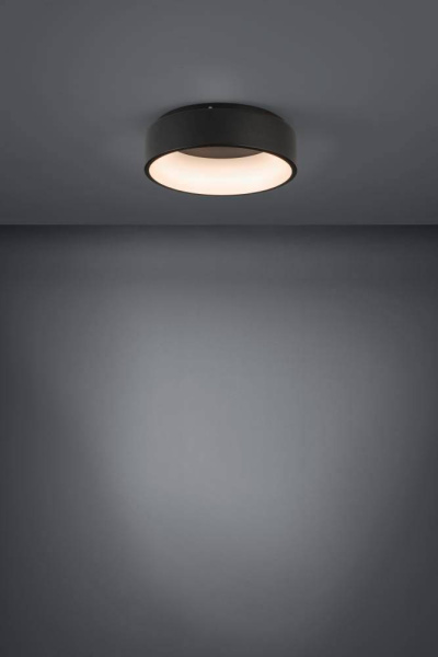 390049 Потолочный светильник MARGHERA2, LED 25,5W, 3000lm, H135, Ø450, сталь, черный/пластик, белый