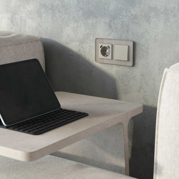 Накладка для розетки USB (дымчатый) W1279504/ a069466