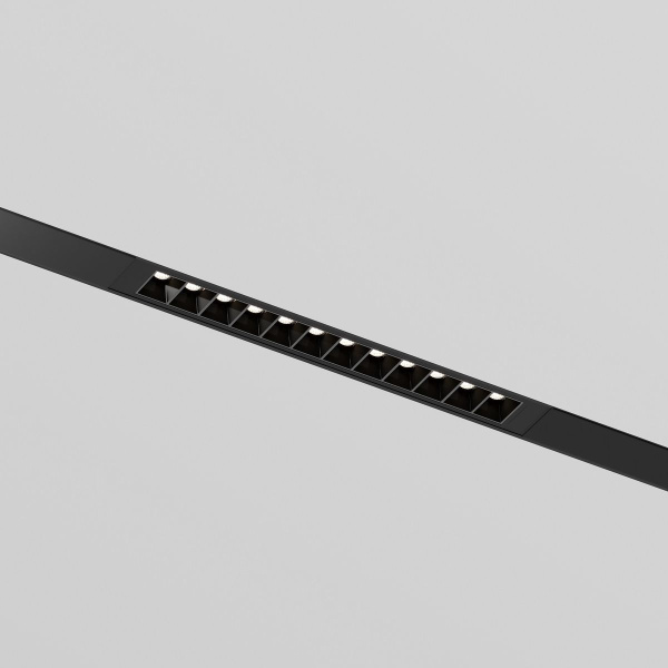 Трековый светодиодный светильник Denkirs Simple Grill DK8101-BK