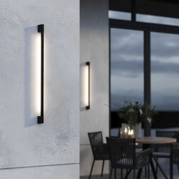 Уличный настенный светодиодный cветильник Elektrostandard Argos 35122/D черный a069746