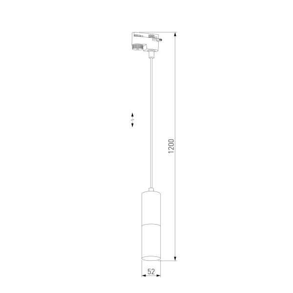 Трековый светильник TK Lighting 4403 Tracer Black Gold