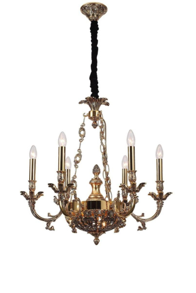 Подвесная люстра Lucia Tucci Firenze 1781.6.2 Antique Gold