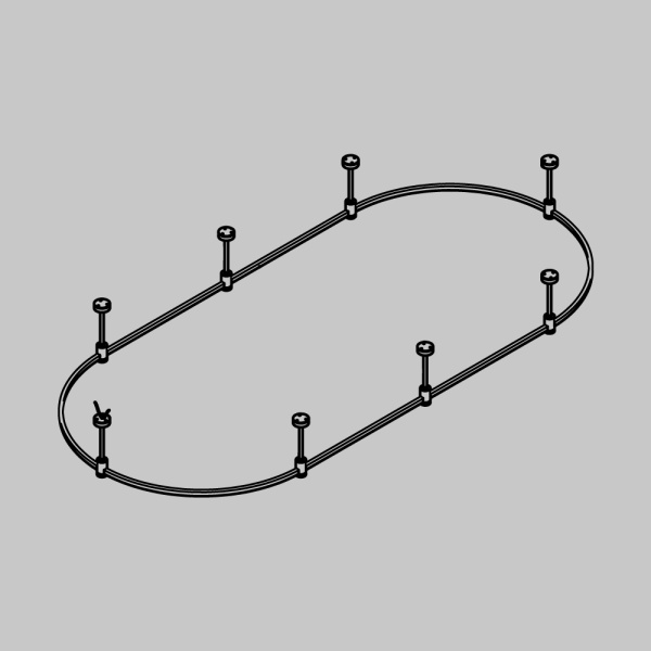 Готовая конструкция (набор) Maytoni Technical TFC-Flar-S01-PT