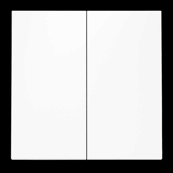 Клавиши для выключателя/переключателя двухклавишного S70 (белый матовый) Voltum VLS000302