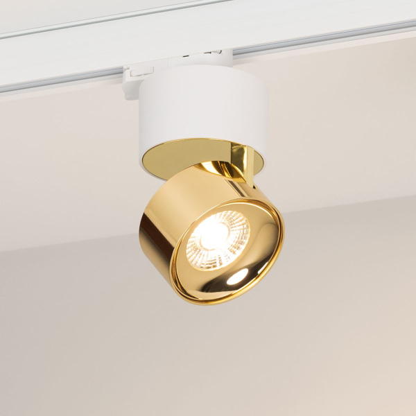 Светильник SP-PLURIO-TRACK-4TR-R77-9W Day4000 (WH-BRS, 36 deg, 230V) Arlight 038100