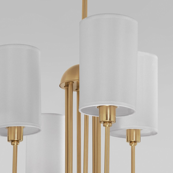 Подвесная люстра Eurosvet Abbey 60164/6 латунь Smart