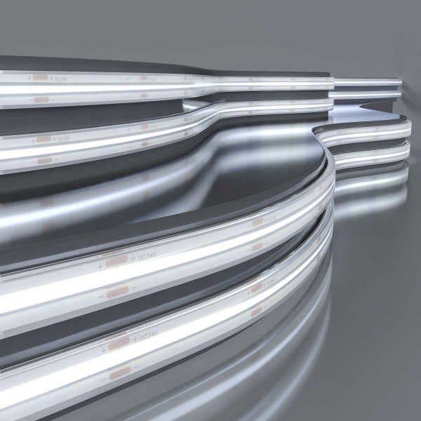 Лента светодиодная 5м 480Led 14W IP68 6500K холодный белый (COB 24V 480Led 14W IP68) Elektrostandard a070532