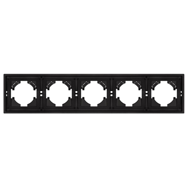 Рамка пластиковая FRM-TENDO-SFPL-5-BK Arlight 054657