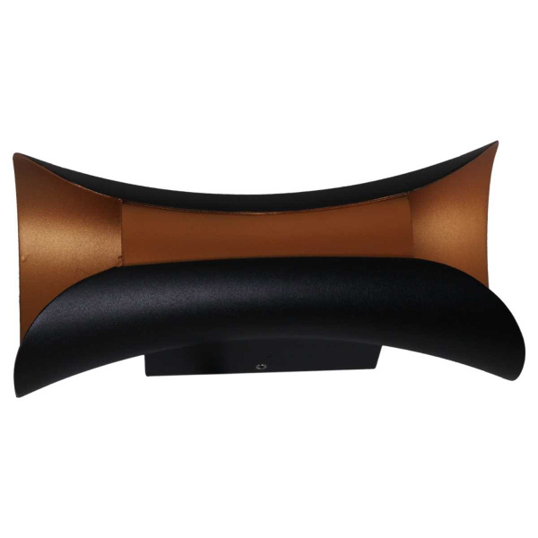 Настенный светильник Reluce 86852-9.2-002KT LED2*5W BK+GD