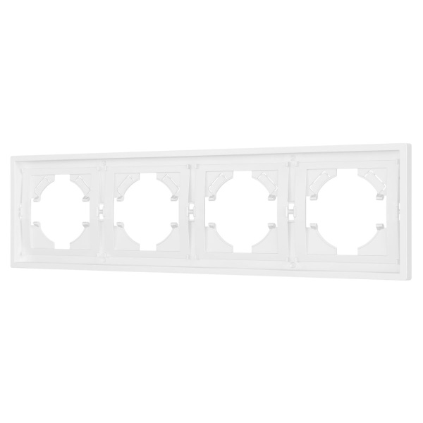 Рамка пластиковая FRM-TENDO-PL-4-WH Arlight 053847