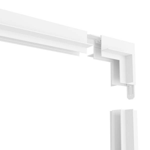 Коннектор L-образный стена-потолок Denkirs Smart Hide TR2118-WH