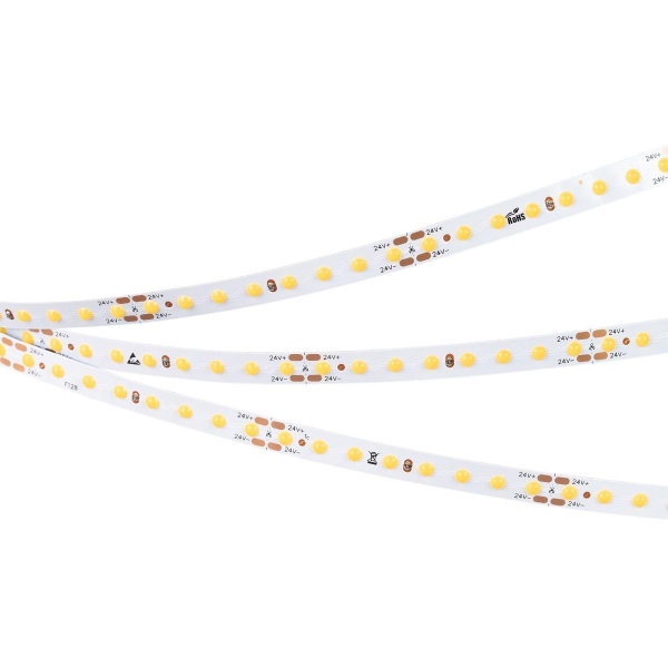 Светодиодная лента Arlight 11W/m 128Led/m DOT холодный белый 5M DOT-X128-8mm 24V White6000 040186