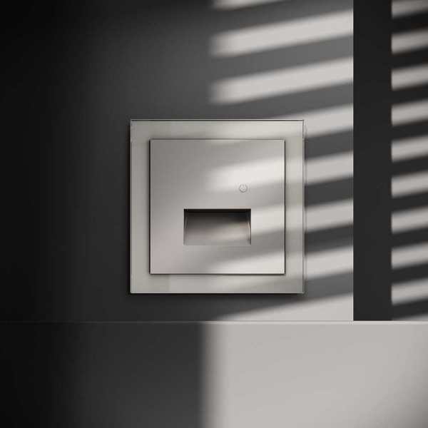 Подсветка светодиодная встраиваемая Voltum S70 с датчиком, (кашемир) VLS070703