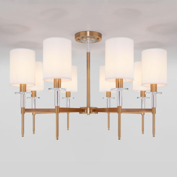 Подвесная люстра Eurosvet Brielle 60132/8 латунь