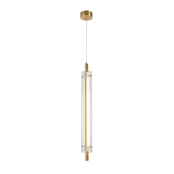 Подвесной светодиодный светильник Indigo Vitreo 11067/B/1P Brass V000175L