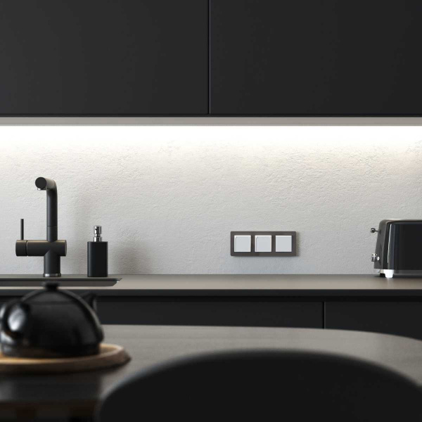 Клавиша для выключателя перекрестного Werkel белый акрил W1119041 4690389197376