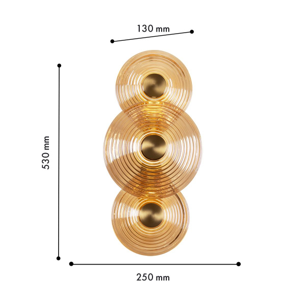Настенный светильник Favourite Whirlpool 4571-3W