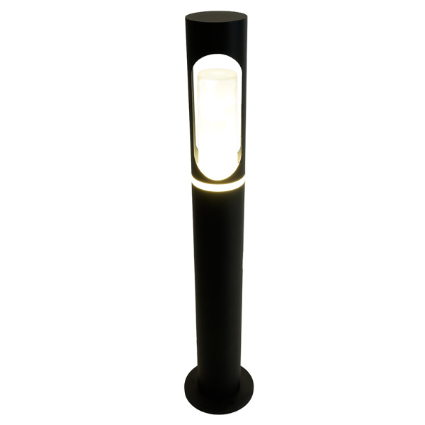 Светильник садово-парковый Feron DH1105, 15W, GU10,230V, черный (столб) 51231