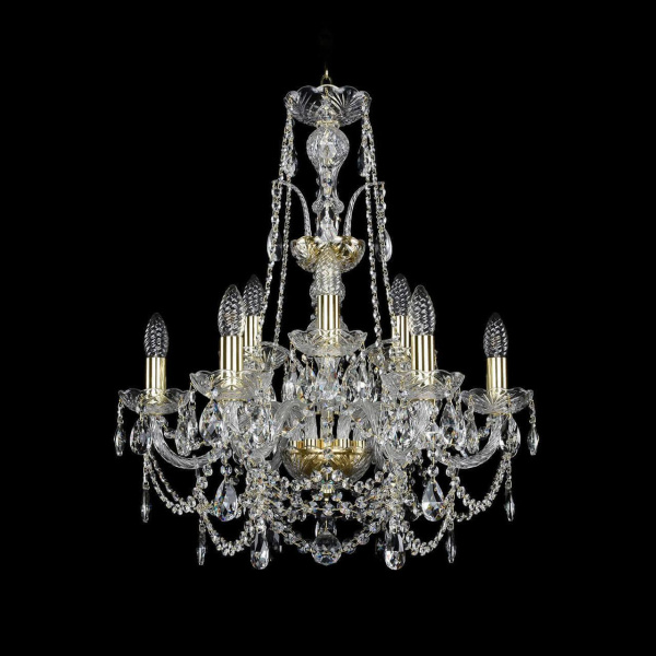 Подвесная люстра Bohemia Ivele 1411/6+3/195/XL-65 G