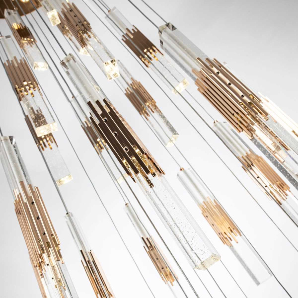 Подвесная светодиодная люстра Modelux ML.88987.28 GD