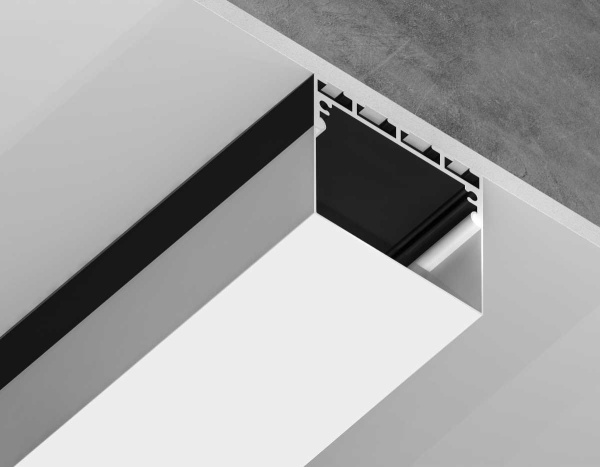 Профиль алюминиевый накладной/подвесной "Profile System" AMBRELLA LIGHT ILLUMINATION GP3070BK