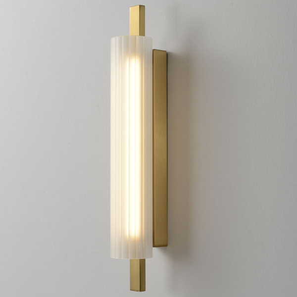 Настенный светодиодный светильник Crystal Lux Tunnel AP10 Led Brass