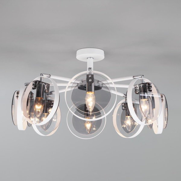 Потолочная люстра Eurosvet Gallo 70121/8 белый Smart
