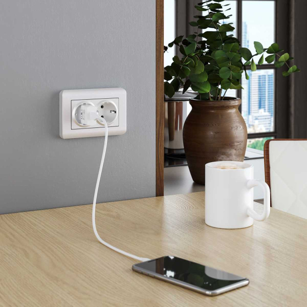 Рамка Werkel Stream для двойной розетки перламутровый W0082113 4690389162589