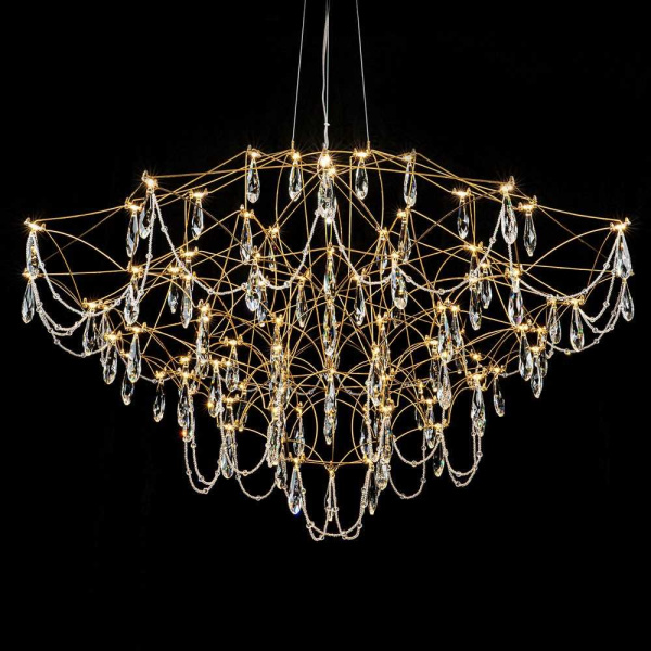 Подвесная светодиодная люстра Modelux Premium ML.5602.1200P BS