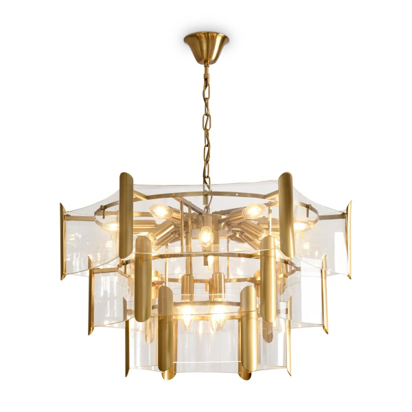 Подвесная люстра Freya Люмьер / Lumiere FR5516PL-15BS