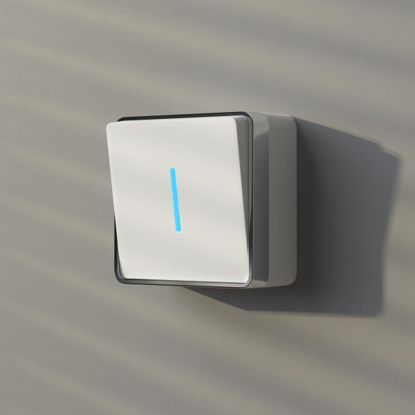 Выключатель одноклавишный с подсветкой Werkel Gallant белый W5010101 4690389163791