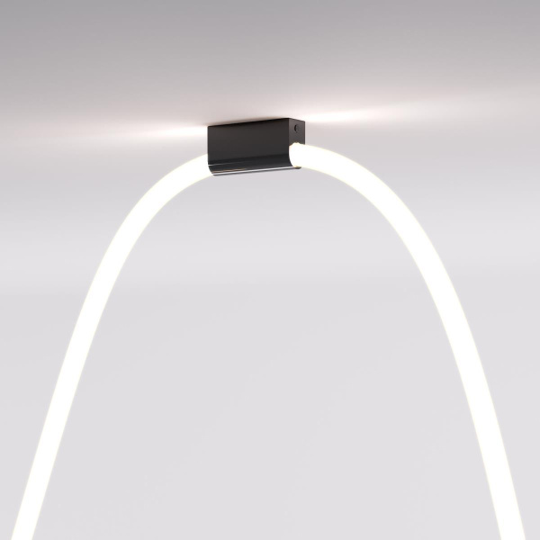 Накладные крепления для круглого гибкого неона Full light черный Elektrostandard a070757