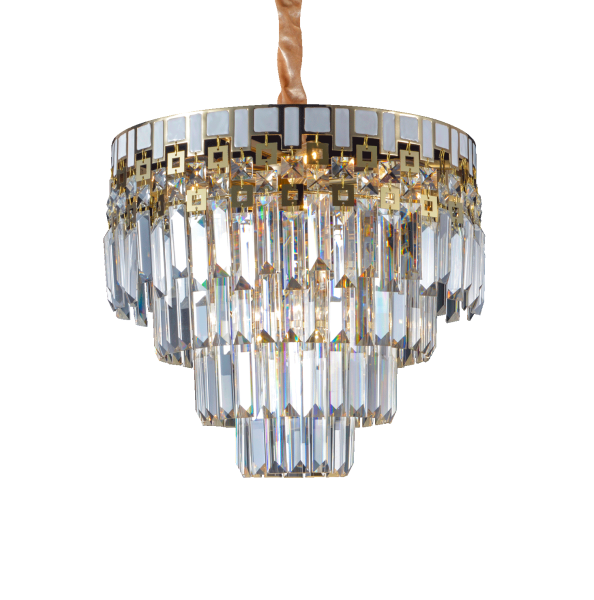 Люстра Veneto Luce 5275E/6+3A FGD+CL (1)