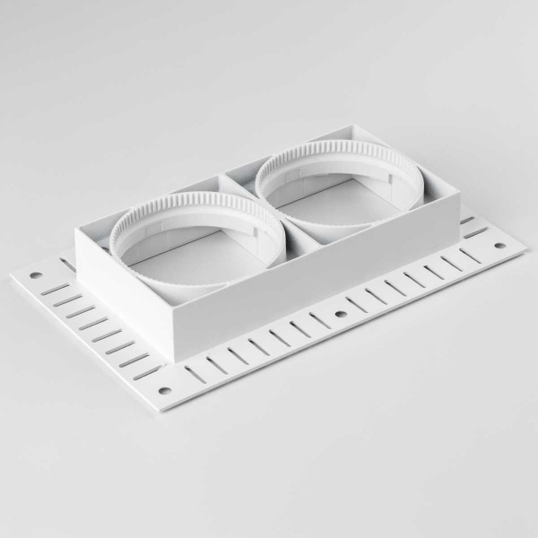 Рамка двойная квадратная скрытого монтажа для светодиодных модулей 0750хх STELLA Lightstar 075226-01