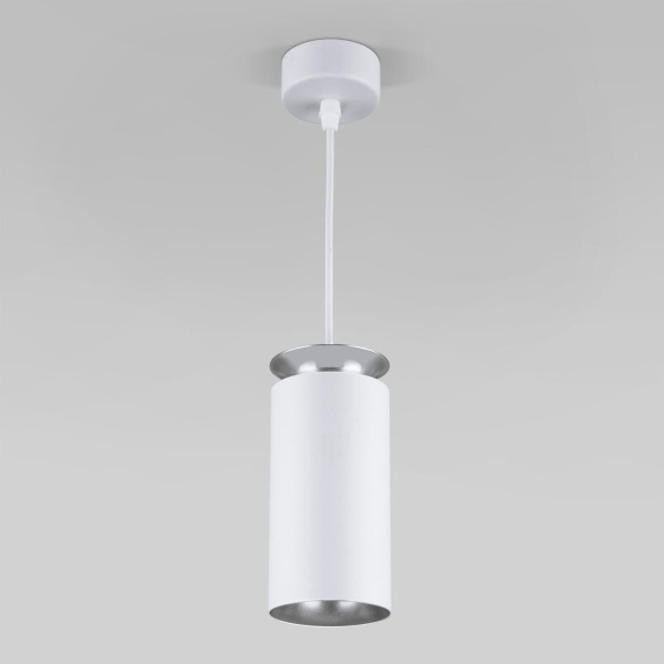 Подвесной светодиодный светильник Elektrostandard DLS021 9+4W 4200К белый матовый/серебро a045502