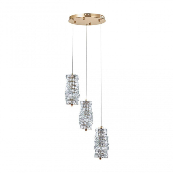 Подвесная светодиодная люстра Arte Milano Venezia 319011/D300/3 GD