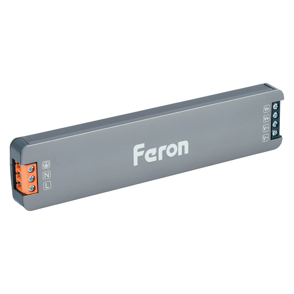 Трансформатор электронный для светодиодной ленты 300W 12V IP67 (драйвер), LB007 Feron 53148