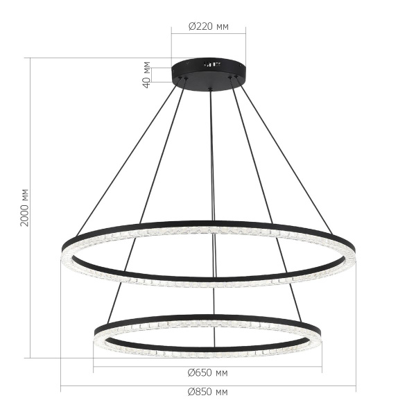 Подвесной светильник ST Luce Эвклидик SL1018.403.02