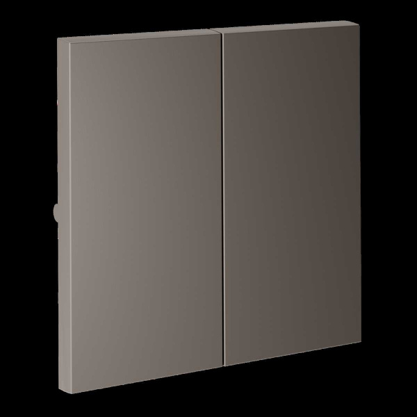 Клавиши для выключателя/переключателя двухклавишного, S70 (капучино) Voltum VLS000314