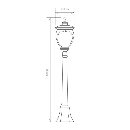 Уличный светильник Elektrostandard Andromeda F (GLYF-8024F) a027998