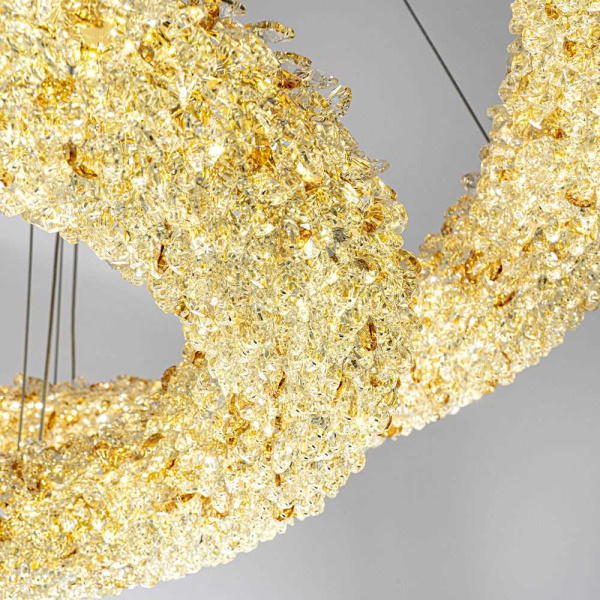 Подвесная светодиодная люстра Modelux Modestyle MS.6000.800.500 GD