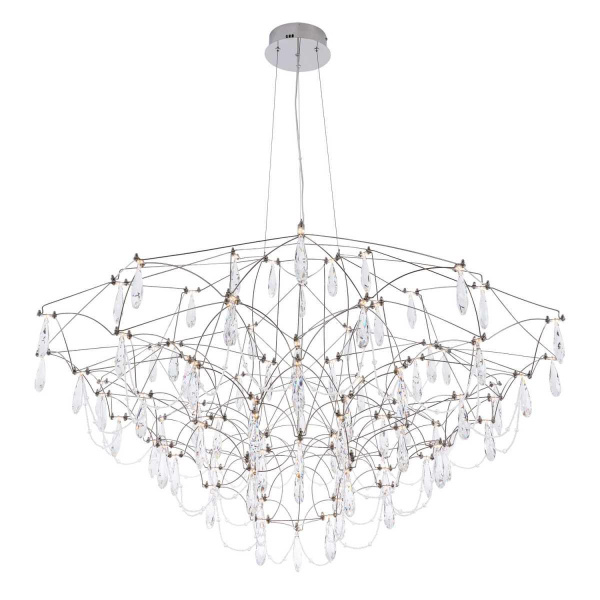 Подвесная светодиодная люстра Modelux Premium ML.5602.1200P СН