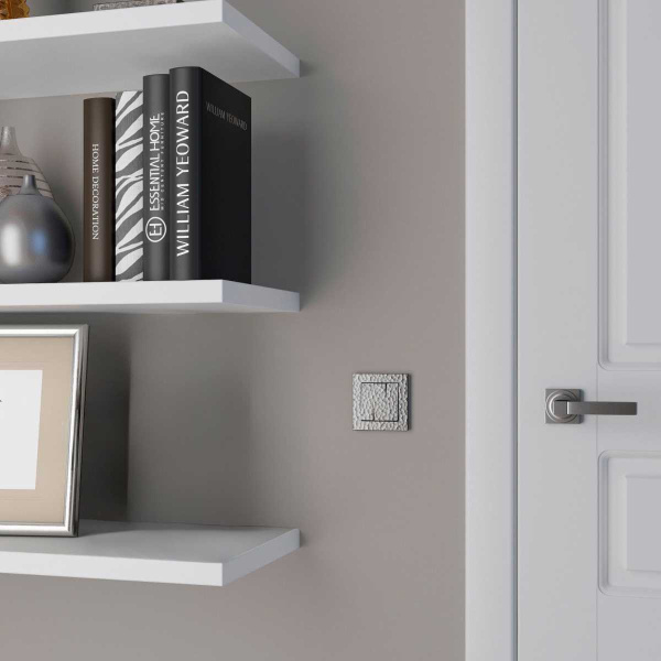 Набор клавиш Werkel Hammer для выключателя трехклавишного серебряный W1239006 4690389162671